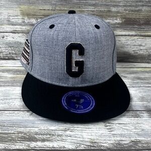 Ebbets Field Flannels Homestead Grays Fitted Hat Negro League Baseball Cap 7 1/4